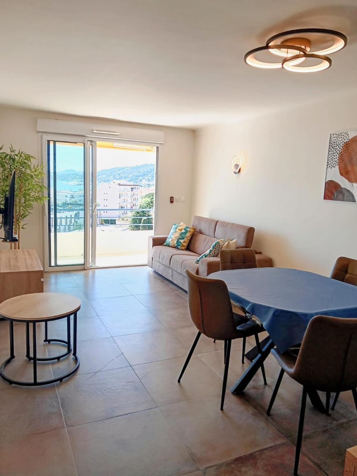 3 Pieces Vue Mer - Clim - 5 Min De La Plage A Pied Antibes Exterior photo